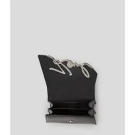 Снимка на KARL LAGERFELD ДАМСКА ЧАНТА SIGNATURE 2.0 MD CROSSBODY BLACK/NICKEL 4