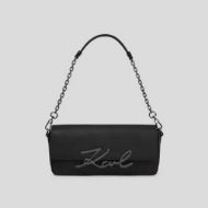 Снимка на KARL LAGERFELD ДАМСКА ЧАНТА SIGNATURE 2.0 EW SHOULDERBAG BLACK/GUNMETAL 1