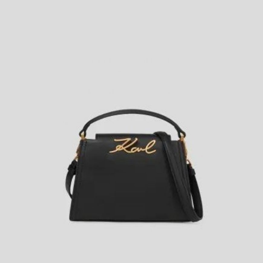 Снимка на KARL LAGERFELD ДАМСКА ЧАНТА SIGNATURE MINI TPH CB BLACK/GOLD