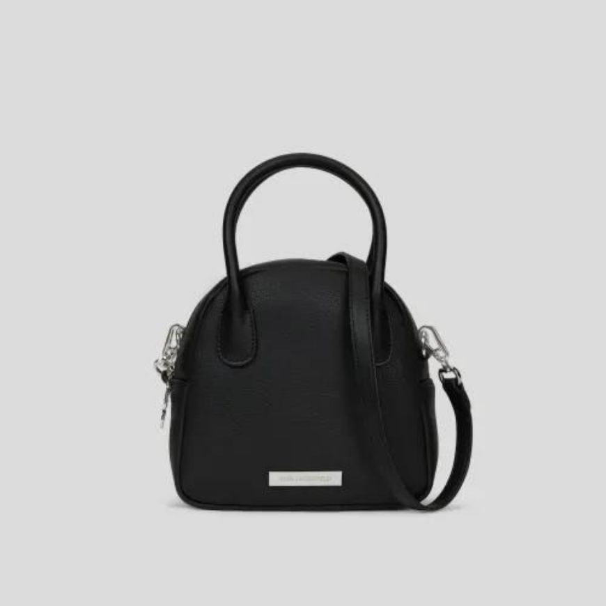 Picture of KARL LAGERFELD WOMEN'S IKON PEBBLE TH CROSSBODY BAG BLACK