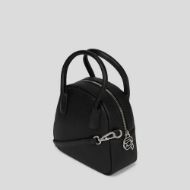 Picture of KARL LAGERFELD WOMEN'S IKON PEBBLE TH CROSSBODY BAG BLACK 2