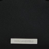 Picture of KARL LAGERFELD WOMEN'S IKON PEBBLE TH CROSSBODY BAG BLACK 3