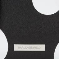 Снимка на KARL LAGERFELD ДАМСКА ЧАНТА IKON PEBBLE TH CB KNOTS VARIABLE BW POLKA DOT 3