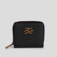Picture of KARL LAGERFELD WOMEN'S AUTOGRAPH MD BIFOLD WALLET BLACK/GOLD 1