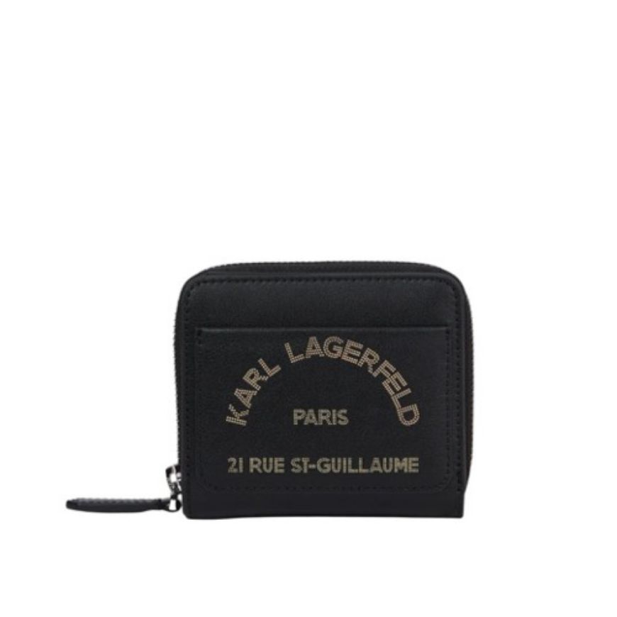Picture of KARL LAGERFELD WOMEN'S DAILY MD BF WALLET BLACK/NICKEL