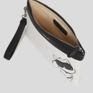 Снимка на KARL LAGERFELD ДАМСКА ЧАНТА IKON CHOUPETTE POUCH OFF WHITE 3