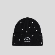 Picture of KARL LAGERFELD WOMEN'S RSG PEARLS BEANIE BLACK 1