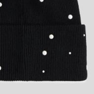 Picture of KARL LAGERFELD WOMEN'S RSG PEARLS BEANIE BLACK 4