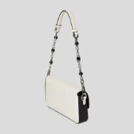 Снимка на KARL LAGERFELD ДАМСКА ЧАНТА SIGNATURE 2.0 SM SHB BLACK/WHITE 2