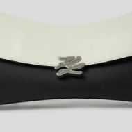 Picture of KARL LAGERFELD WOMEN'S AUTOGRAPH TWIST EW SHB  BLACK/WHITE 3