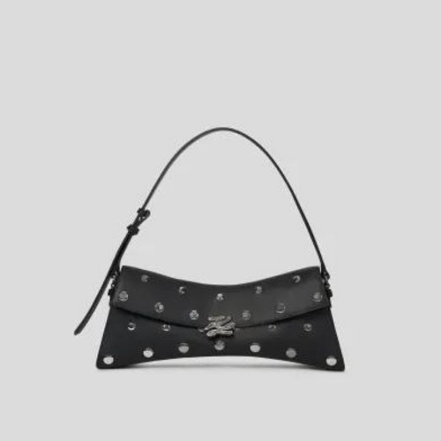 Снимка на KARL LAGERFELD ДАМСКА ЧАНТА AUTOGRAPH TWIST EW SHB STU BLACK EMBELLISHMENT