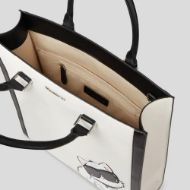 Снимка на KARL LAGERFELD ДАМСКА ЧАНТА IKON CHOUPETTE N/S TOTE OFF WHITE 3