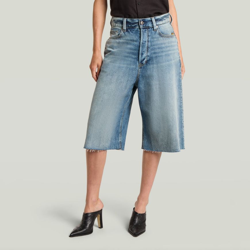 Picture of G-STAR WOMEN'S PATTI SHORTS RAW EDGE IN VINTAGE SEASIDE