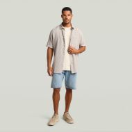 Picture of G-STAR MEN'S ONE POCKET REGULAR SHIRT IN RANK BLUE SLIM STRIPE 4
