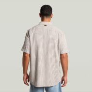 Picture of G-STAR MEN'S ONE POCKET REGULAR SHIRT IN RANK BLUE SLIM STRIPE 2
