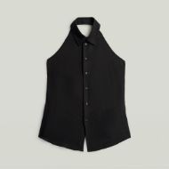 Снимка на G-STAR ДАМСКА РИЗА FLUID HALTER TOP DK BLACK 5