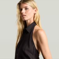 Снимка на G-STAR ДАМСКА РИЗА FLUID HALTER TOP DK BLACK 3
