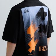 Снимка на REPLAY X MARTIN GARRIX IBIZA T-SHIRT WITH GRAPHIC BLACK БЛУЗА 3