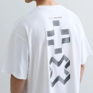Снимка на REPLAY X MARTIN GARRIX T-SHIRT WITH LOGO AND WRITING NATURAL WHITE БЛУЗА 3