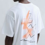Снимка на REPLAY X MARTIN GARRIX T-SHIRT WITH LETTERING AND LOGO NATURAL WHITE БЛУЗА 3