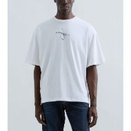 Снимка на REPLAY X MARTIN GARRIX T-SHIRT WITH LETTERING AND LOGO NATURAL WHITE БЛУЗА 5