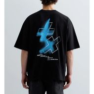 Снимка на REPLAY X MARTIN GARRIX T-SHIRT WITH LETTERING AND LOGO BLACK БЛУЗА 2