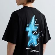 Снимка на REPLAY X MARTIN GARRIX T-SHIRT WITH LETTERING AND LOGO BLACK БЛУЗА 3