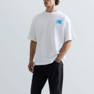 Снимка на REPLAY X MARTIN GARRIX T-SHIRT WITH FRONT AND BACK LOGO NATURAL WHITE БЛУЗА 1