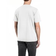 Снимка на REPLAY МЪЖКА БЛУЗА JERSEY T-SHIRT WITH LETTERING NATURAL WHITE 2