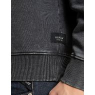 Снимка на REPLAY МЪЖКИ СУИТШЪРТ SOFT FLEECE SWEATSHIRT WITH MID LOGO ON CHEST RAVEN 4