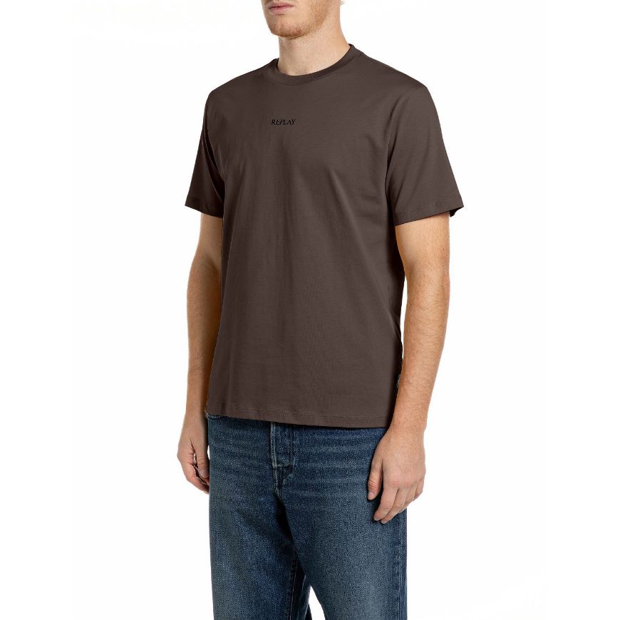 Снимка на REPLAY МЪЖКА БЛУЗА JERSEY T-SHIRT WITH LETTERING BRACKEN