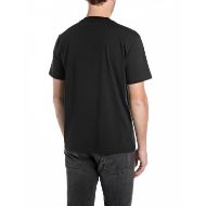 Снимка на REPLAY МЪЖКА БЛУЗА JERSEY T-SHIRT WITH LETTERING BLACK 2