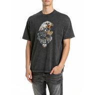 Снимка на REPLAY МЪЖКА БЛУЗА FEARLESS WORLD TOUR RELAXED T-SHIRT RAVEN 1