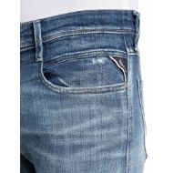 Снимка на REPLAY МЪЖКИ ДЕНИМ ANBASS SLIM-FIT POWER STRETCH DENIM JEANS MEDIUM BLUE 5