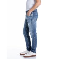Снимка на REPLAY МЪЖКИ ДЕНИМ ANBASS SLIM-FIT POWER STRETCH DENIM JEANS MEDIUM BLUE 4