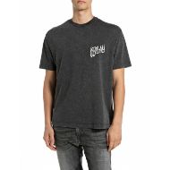 Снимка на REPLAY МЪЖКА БЛУЗА ACID WASH RELAXED JERSEY T-SHIRT WITH PRINT RAVEN 1