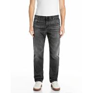 Снимка на REPLAY МЪЖКИ ДЕНИМ AIDEEN STRAIGHT-FIT BLACK STRETCH DENIM JEANS DARK GREY 1