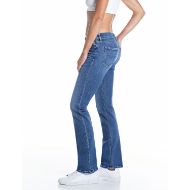 Снимка на REPLAY ДАМСКИ ДЕНИМ NEW LUZ FLARED-FIT BOOTCUT POWER STRETCH JEANS MEDIUM BLUE 4