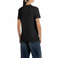 Снимка на REPLAY ДАМСКИ ТОП COTTON T-SHIRT WITH HEART PRINT BLACK 2