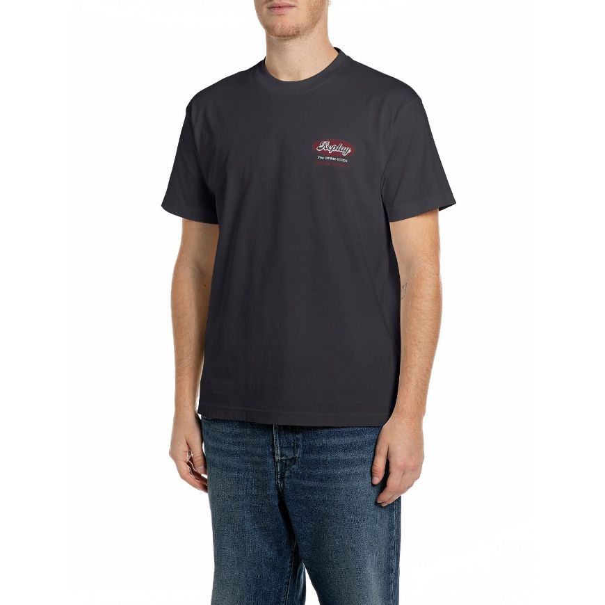 Снимка на REPLAY МЪЖКА БЛУЗА DENIM GOODS PRINT T-SHIRT VULCAN