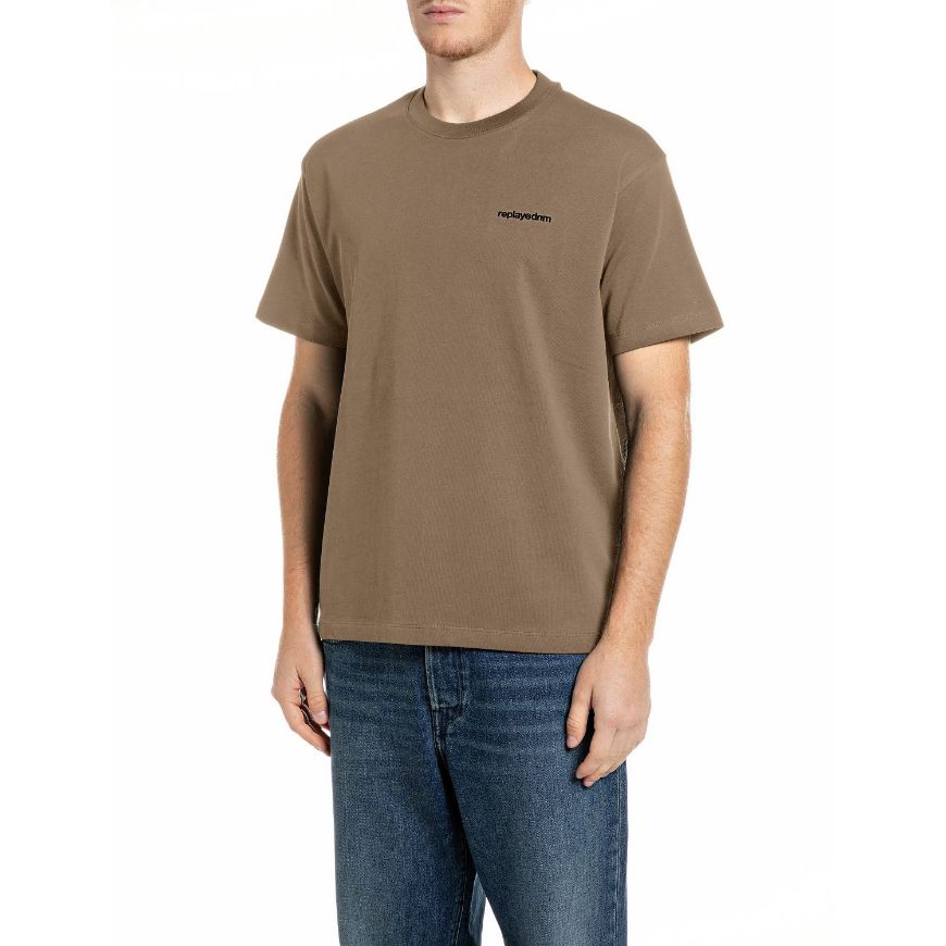 Снимка на REPLAY МЪЖКА БЛУЗА DNM COTTON RELAXED T-SHIRT MUD