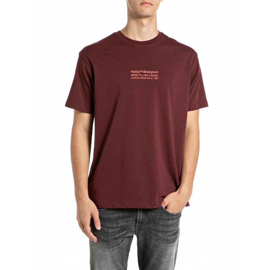 Снимка на REPLAY МЪЖКА БЛУЗА VIBESGOOD RELAXED JERSEY T-SHIRT PORT ROYALE