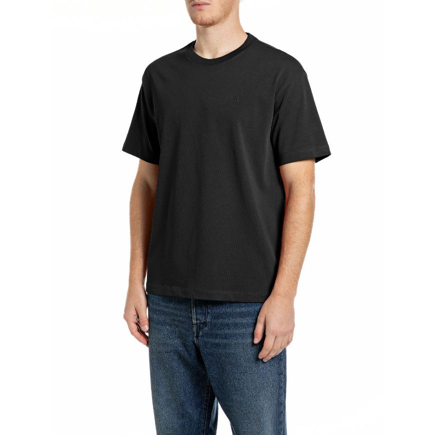Снимка на REPLAY МЪЖКА БЛУЗА R LOGO PRINT COTTON T-SHIRT BLACK