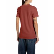 Снимка на REPLAY ДАМСКИ ТОП COTTON JERSEY T-SHIRT WITH LOGO FIRED BRICK 2
