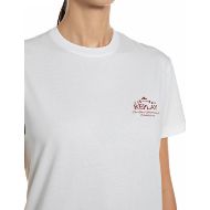 Снимка на REPLAY ДАМСКИ ТОП COTTON JERSEY T-SHIRT WITH LOGO NATURAL WHITE 3