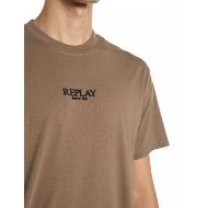 Снимка на REPLAY МЪЖКА БЛУЗА SHORT-SLEEVED SMALL LOGO COTTON T-SHIRT MUD 3