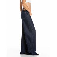 Снимка на REPLAY ДАМСКИ ДЕНИМ HALLEBE BARREL-FIT COTTON/LYOCELL DENIM JEANS DARK BLUE 2