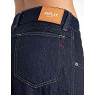 Снимка на REPLAY ДАМСКИ ДЕНИМ HALLEBE BARREL-FIT COTTON/LYOCELL DENIM JEANS DARK BLUE 8