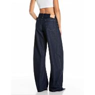 Снимка на REPLAY ДАМСКИ ДЕНИМ HALLEBE BARREL-FIT COTTON/LYOCELL DENIM JEANS DARK BLUE 3