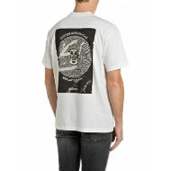 Снимка на REPLAY МЪЖКА БЛУЗА CUSTOM MOTORCYCLE RELAXED JERSEY T-SHIRT GARDENIA 2